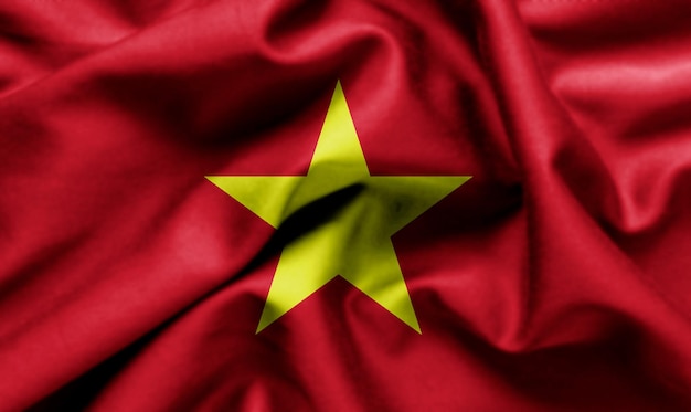 foto van de nationale vlag van het land
