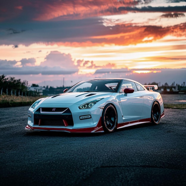 Foto van de Nissan GTR 4