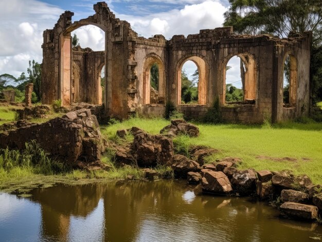 Foto foto van de ruïnes van sao jose das missoes rio grande do sul brazilië