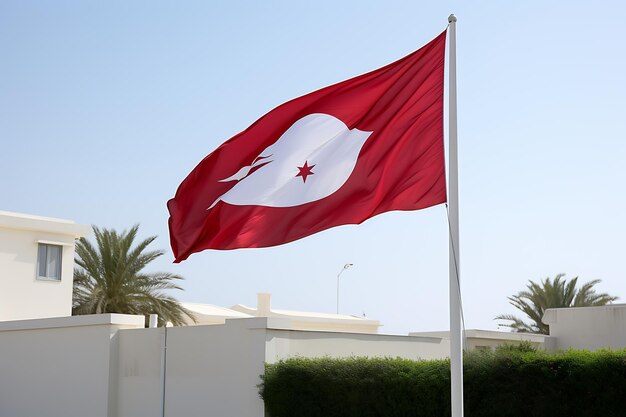 Foto foto van de vlag van bahrein