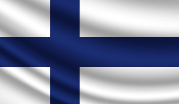 Foto van de vlag van Finland