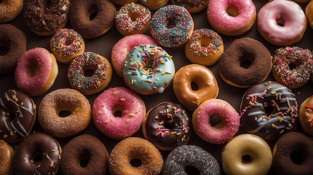 foto van donuts