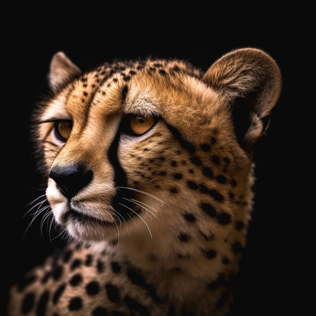 Foto foto van een cheetah