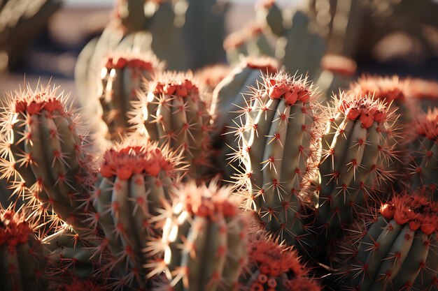 Foto foto van een close-up van een prikkelpier cactus pad cactus