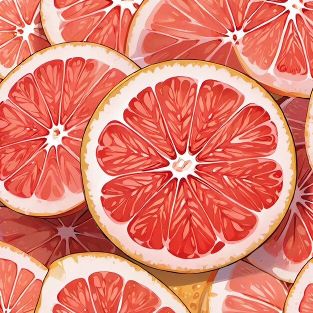 Foto foto van een geïsoleerde grapefruit op de achtergrond