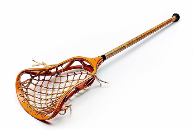 Foto van een geïsoleerde lacrosse stok