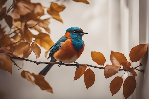 Foto van een kleurrijke vogel op de Nationale Dierendag