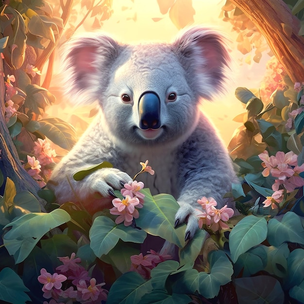 foto van een koala