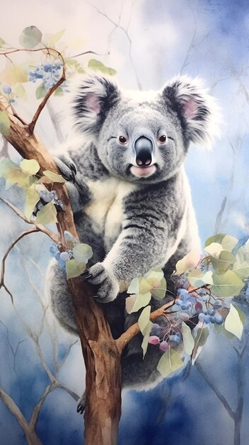 Foto foto van een koala