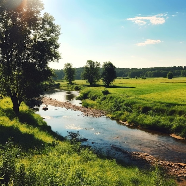 foto van een rivier