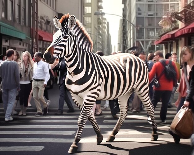 Foto foto van een zebra