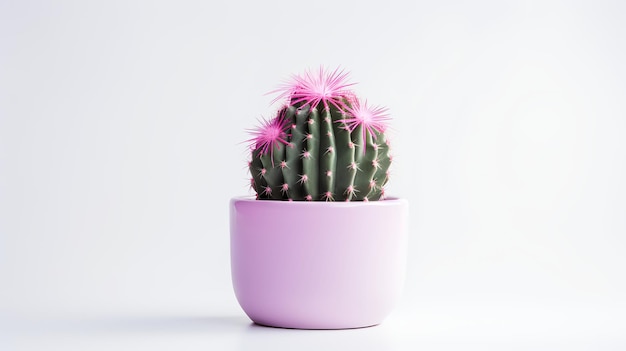 Foto van Egel in minimalistische pot als kamerplant voor woondecoratie