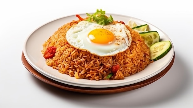 Foto van gezonde nasi goreng