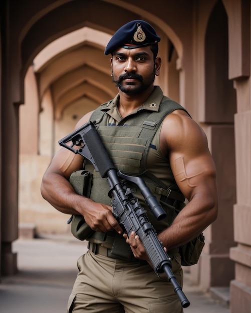 Foto van het Indiase leger