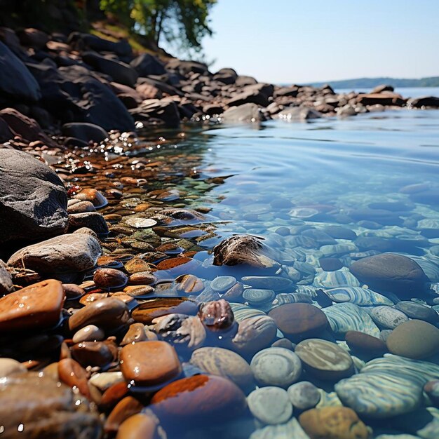 Foto van het landschap van Aquatic Allure Beach