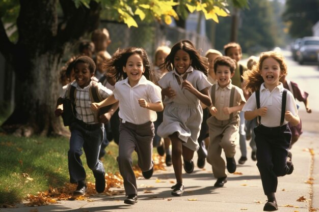 Foto van het schoolleven van kinderen