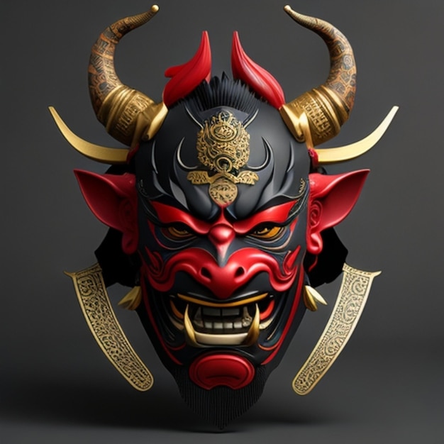 foto van Japans hannya-masker