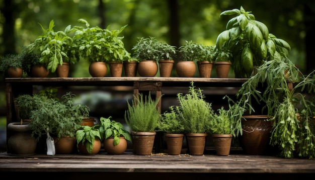 Foto van kamerplanten in pot