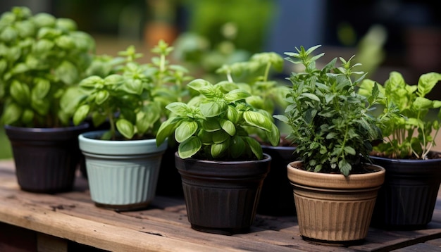 Foto van kamerplanten in pot