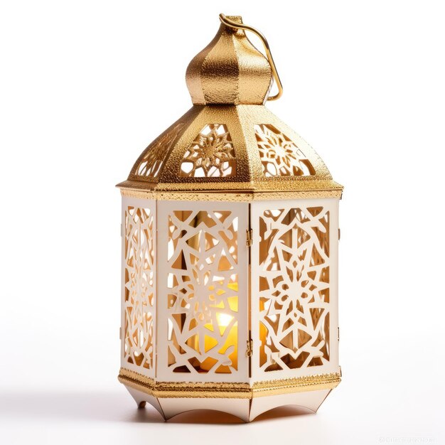 Foto van lantaarndecoratie ramadan kareem