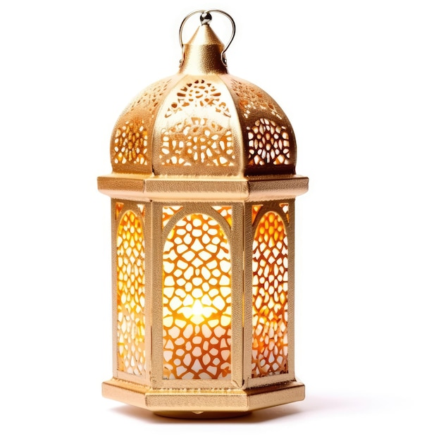 Foto van lantaarndecoratie ramadan kareem