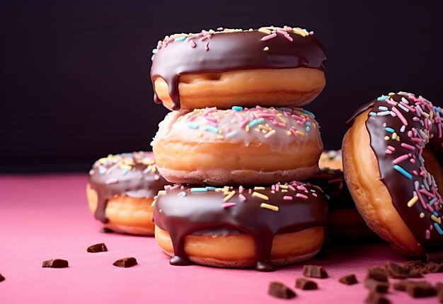 Foto van lekkere heerlijke donuts