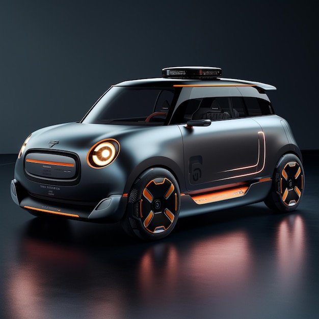 Foto van Mini auto met Premium Looking Mini mobiliteit