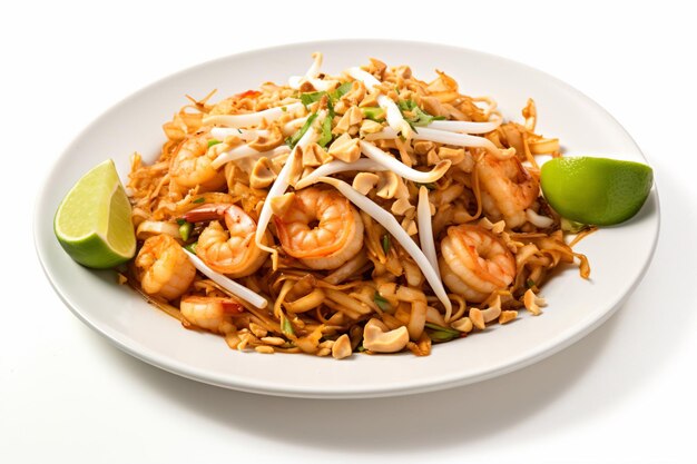 Foto foto van pad thai