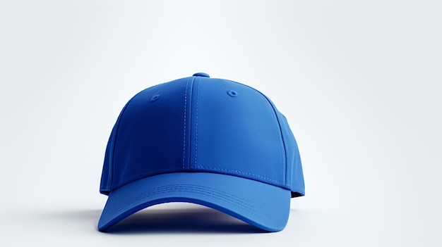 Foto van Royal Blue Baseball Cap geïsoleerd op witte achtergrond