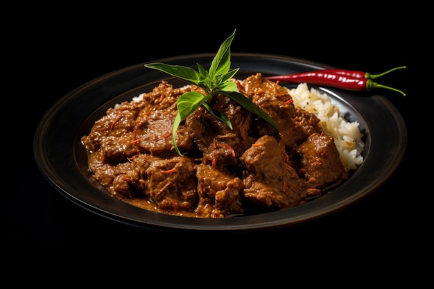 Foto van Rundvlees Rendang