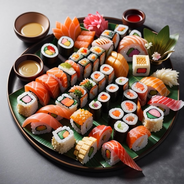 Foto van sushi.
