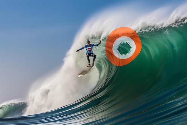 Foto van Tricolor Surfing Competitions India Dag van de Republiek