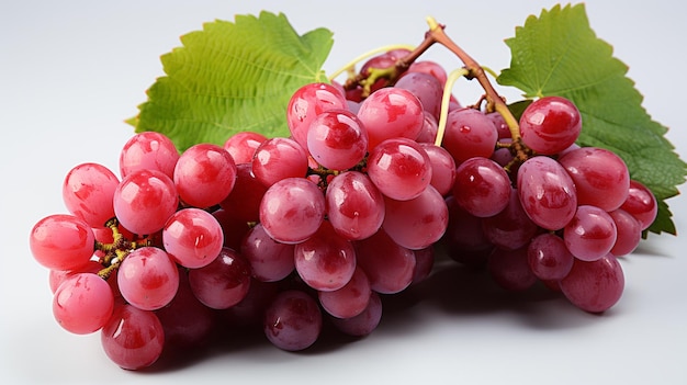 Foto van verse en zoete rode en groene druiven
