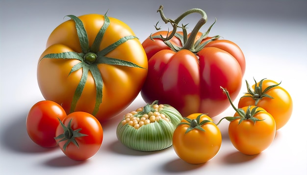 Foto van verse tomaten Genereer AI