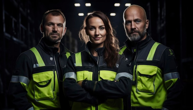 Foto van werknemer in de fabriek