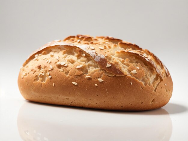 Foto van zelfgemaakt pluizig melkbrood op een lichte achtergrond