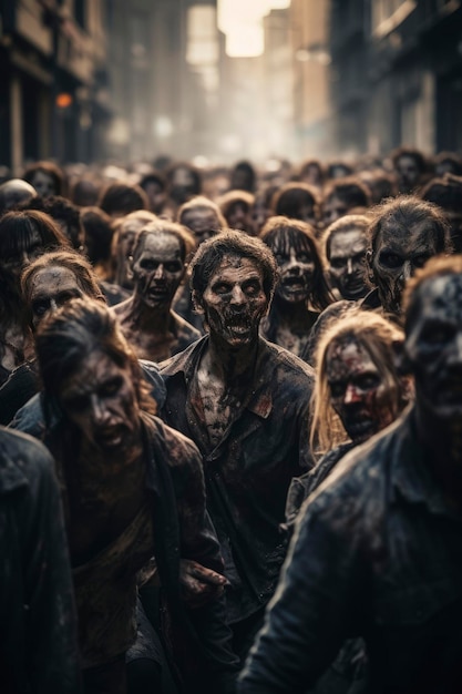 Foto van zombies