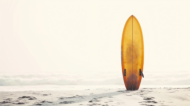 Fotografia de Tabla de Surf en Blanco