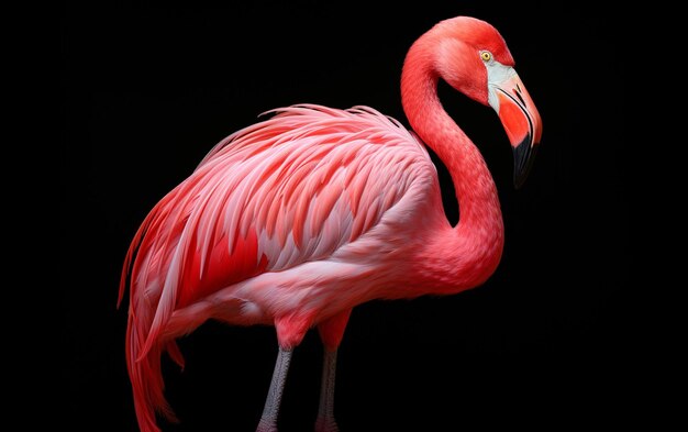 Foto fotografie van amerikaanse flamingo's