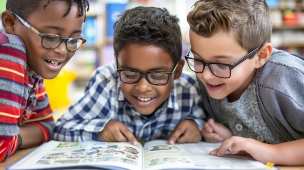 Foto fotografie van het onderwijsmilieu op school