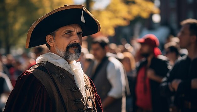 Fotografie voor de viering van de dag van Columbus