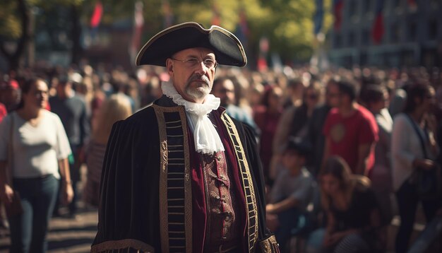 Fotografie voor de viering van de dag van Columbus