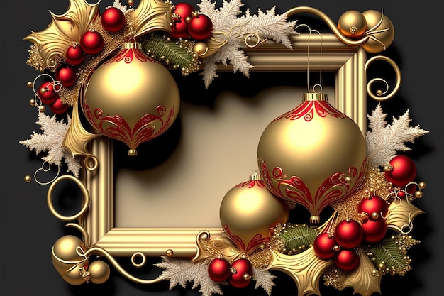 Fotolijsten en decoraties met kerstthema