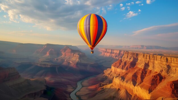 Fotorealistische afbeelding van de luchtschepen als een ballon