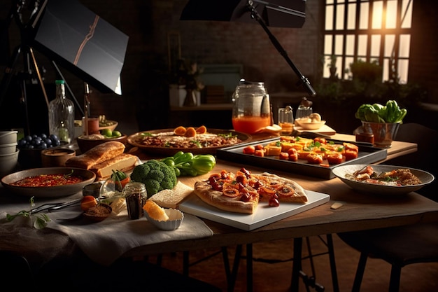 Fotorealistische professionele food-commerciële fotograaf