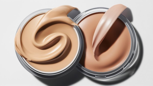 Foundation makeup cream nude concealer isolated