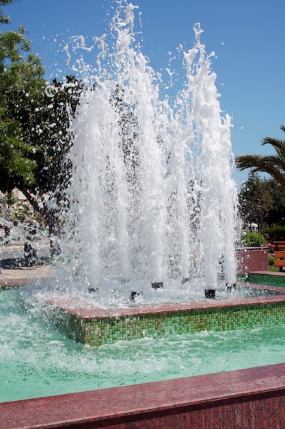 Fountain in Alanya Turkey