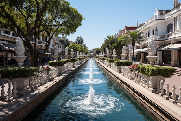 Photo fountain in dalat