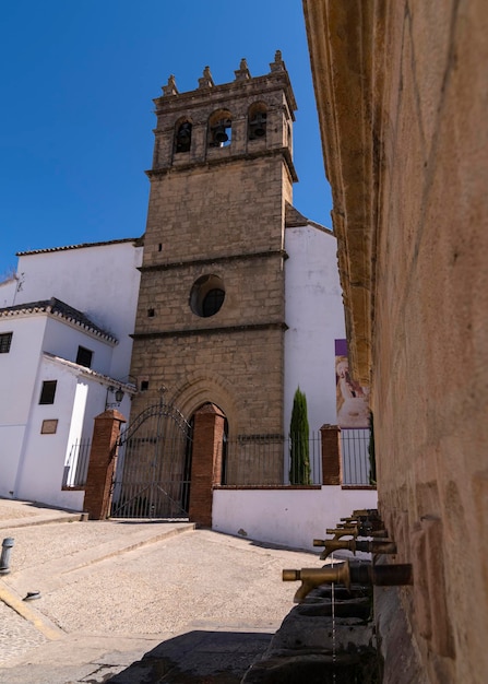 The fountain dates from the eighteenth century and is a public fountain in Ronda Spain