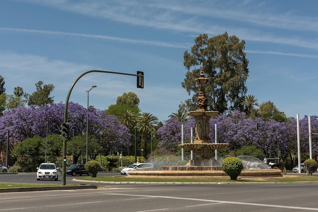 Fountain of the four seasons seville spain
